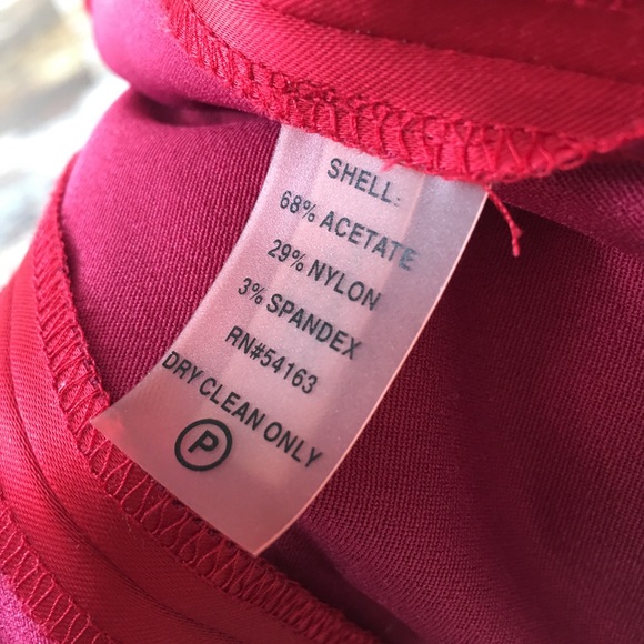 Stunning Deep Red Calvin Klein cocktail formal - Picture 7 of 7